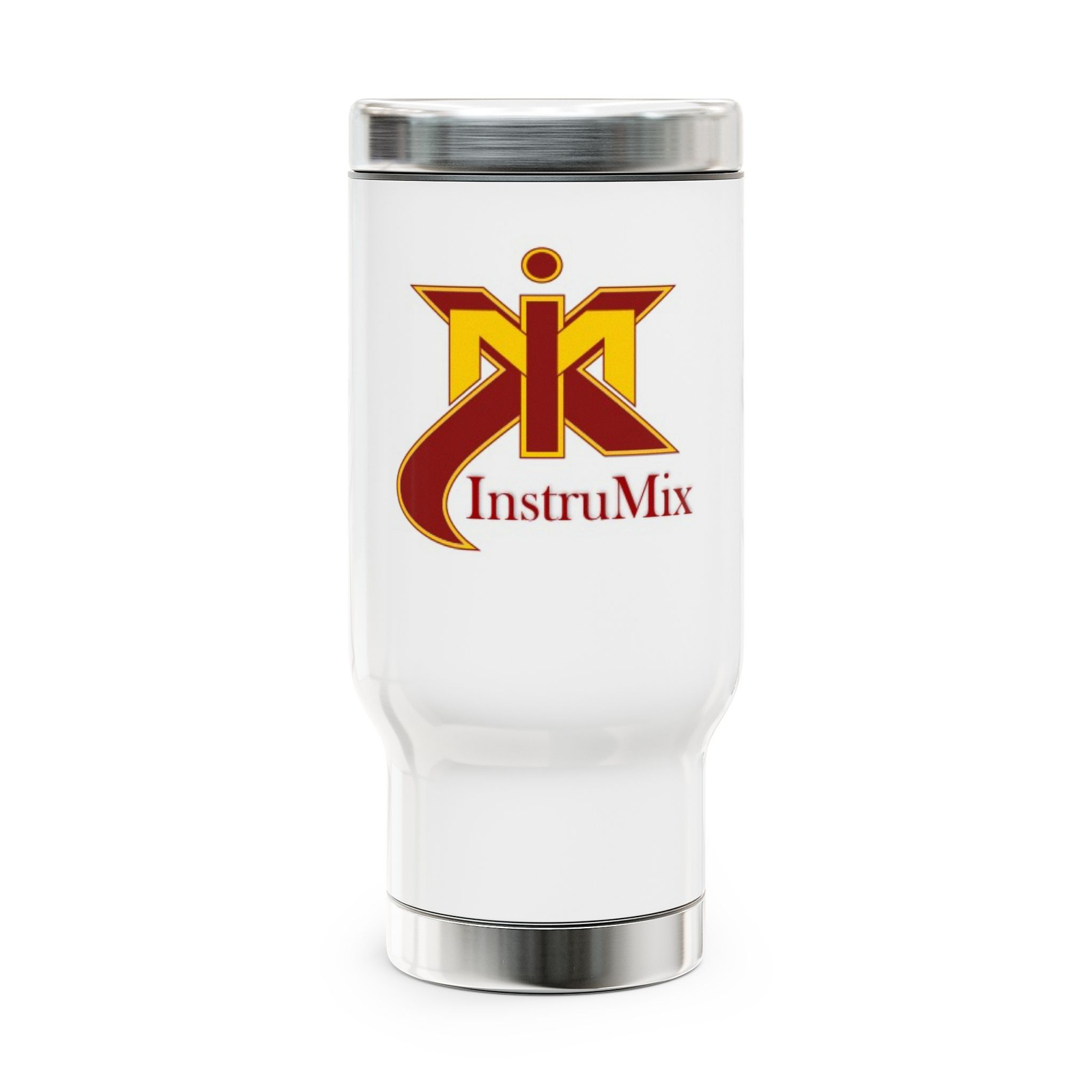 Stainless Steel Travel Mug with Handle, 14oz — view 1