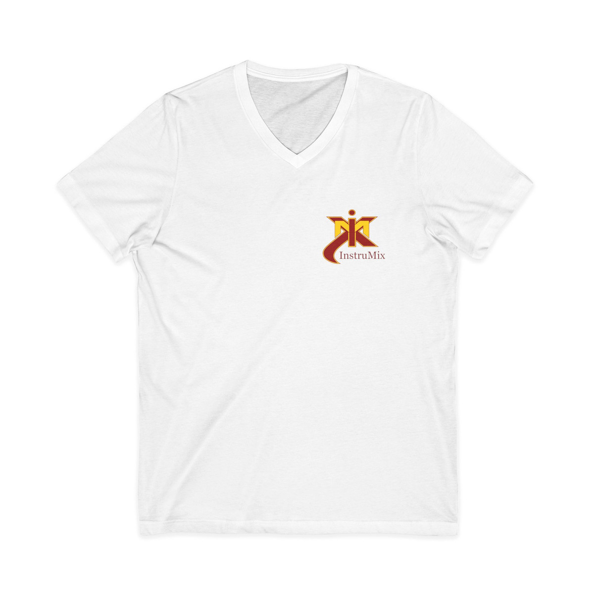 V-Neck Tee — IntrinsicK Small Logo Chest Print